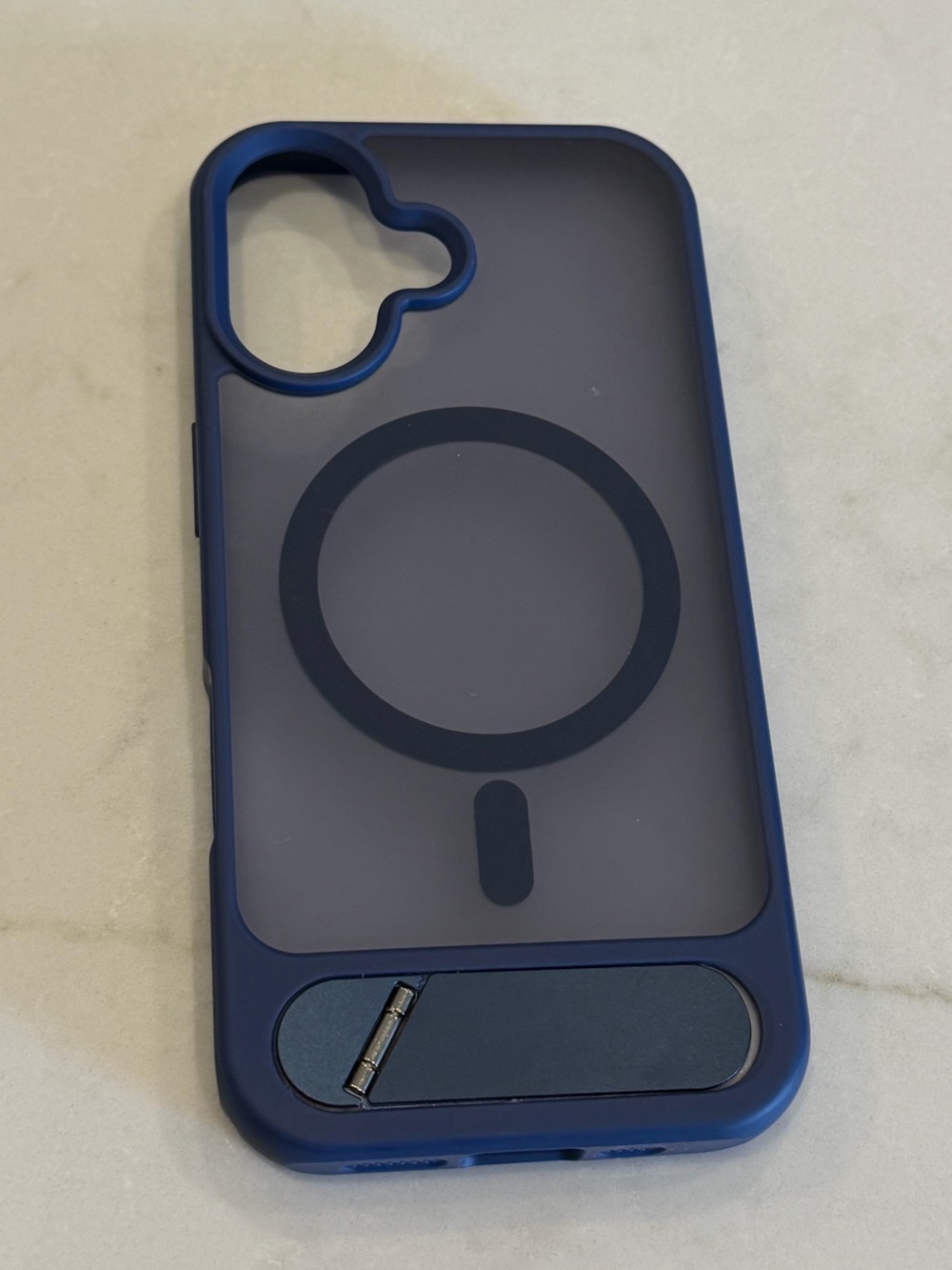 iPhone 17 Case Built-in Invisible Kickstand Slim Translucent Matte Phone Case